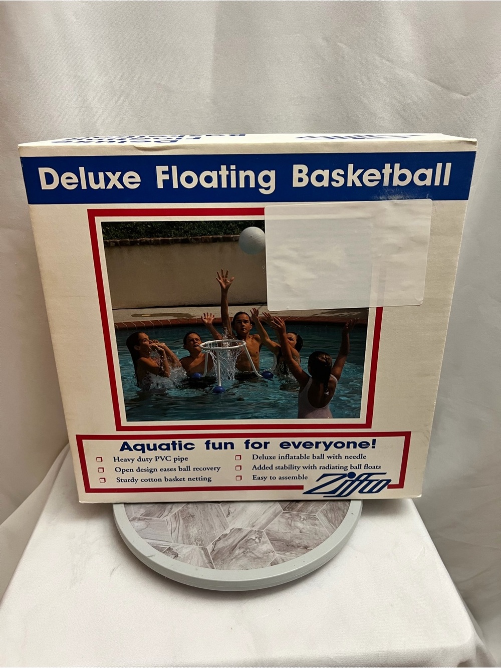 Vintage Zifo Deluxe Floating Basketball Pool Game Set NIB